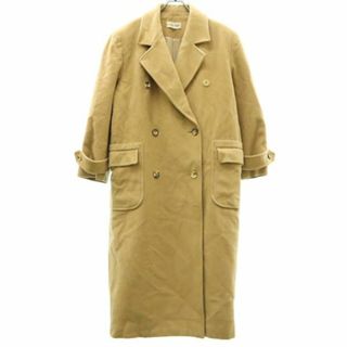 カルバンクライン チェスターコート L ベージュ Calvin Klein ウールミックス レディース 古着 【231226】