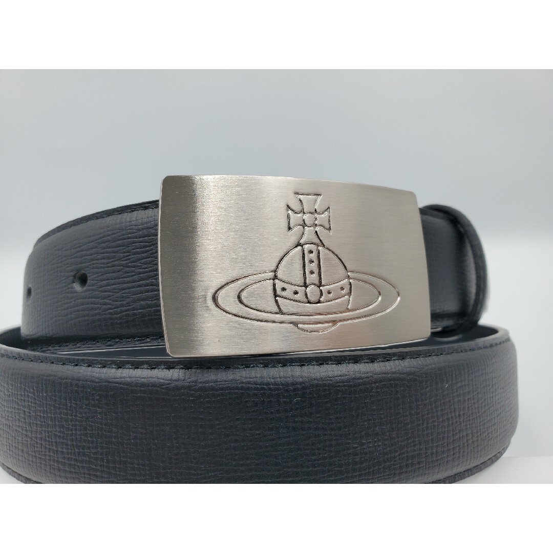 V-63】【VivienneWestwood】 ヴィヴィアン レザーベルト 黒