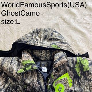 WorldFamousSports(USA)Ghostハンティングパデッドパーカ