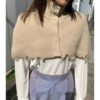 アメリヴィンテージ(Ameri VINTAGE)のameri vintage 2way layered knit bolero(ニット/セーター)