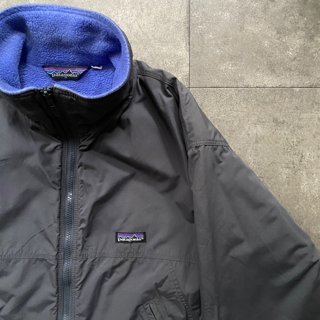 patagonia(パタゴニア)の80s パタゴニア ブルゾン ダークグレー×パープル L 三角タグ メンズのジャケット/アウター(ブルゾン)の商品写真