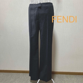 フェンディ(FENDI)のFENDIフェンディ　ウールパンツ　40サイズ(カジュアルパンツ)