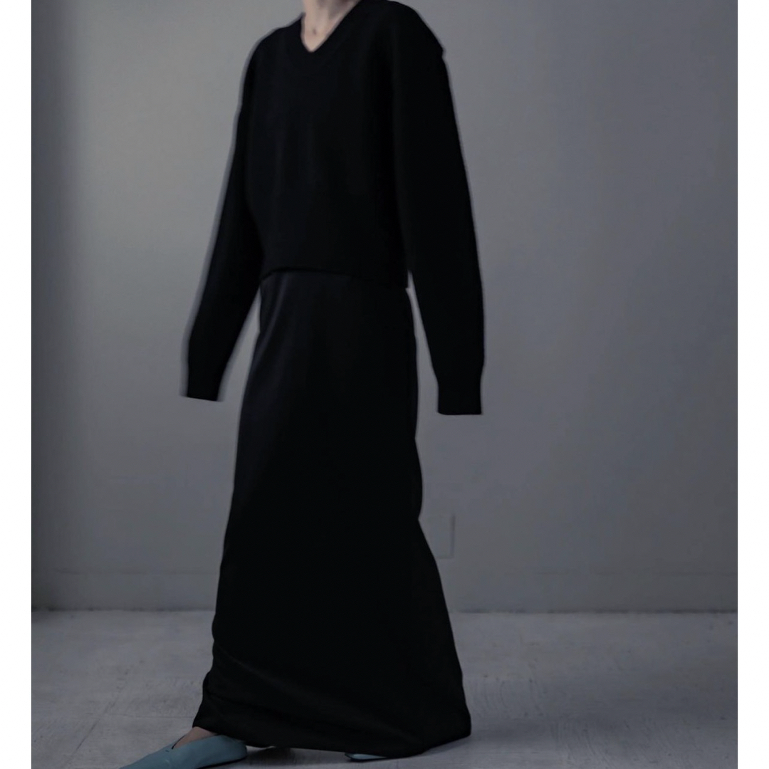 digne V neck knit black ディニュの通販 by ren2011shop｜ラクマ