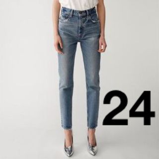 マウジー(moussy)の【美品】 MOUSSY MVS SKINNY 24 デニム 24inch ブルー(デニム/ジーンズ)