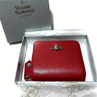 ヴィヴィアンウエストウッド(Vivienne Westwood)のヴィヴィアンウエストウッド【未使用】スクイグル レザー 二つ折り ウォレット(財布)