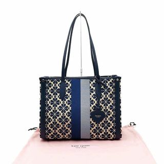 ケイトスペードニューヨーク(kate spade NEW YORK)の超美品 ケイトスペード トートバッグ フラワージャカード 03-23121905(トートバッグ)