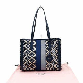 ケイトスペードニューヨーク(kate spade new york)の超美品 ケイトスペード トートバッグ フラワージャカード 03-23121905(トートバッグ)