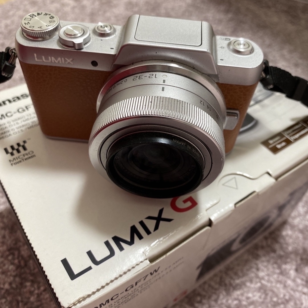 Panasonic(パナソニック)のPanasonic LUMIX DMC-GF7 DMC-GF7W-T スマホ/家電/カメラのカメラ(ミラーレス一眼)の商品写真