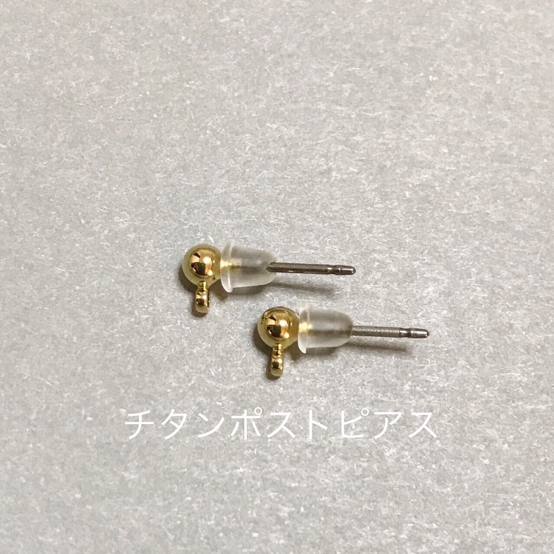 14kgf 宝石質 プチ ペリドット ピアス イヤリング 天然石 ペアシェイプ ハンドメイドのアクセサリー(ピアス)の商品写真