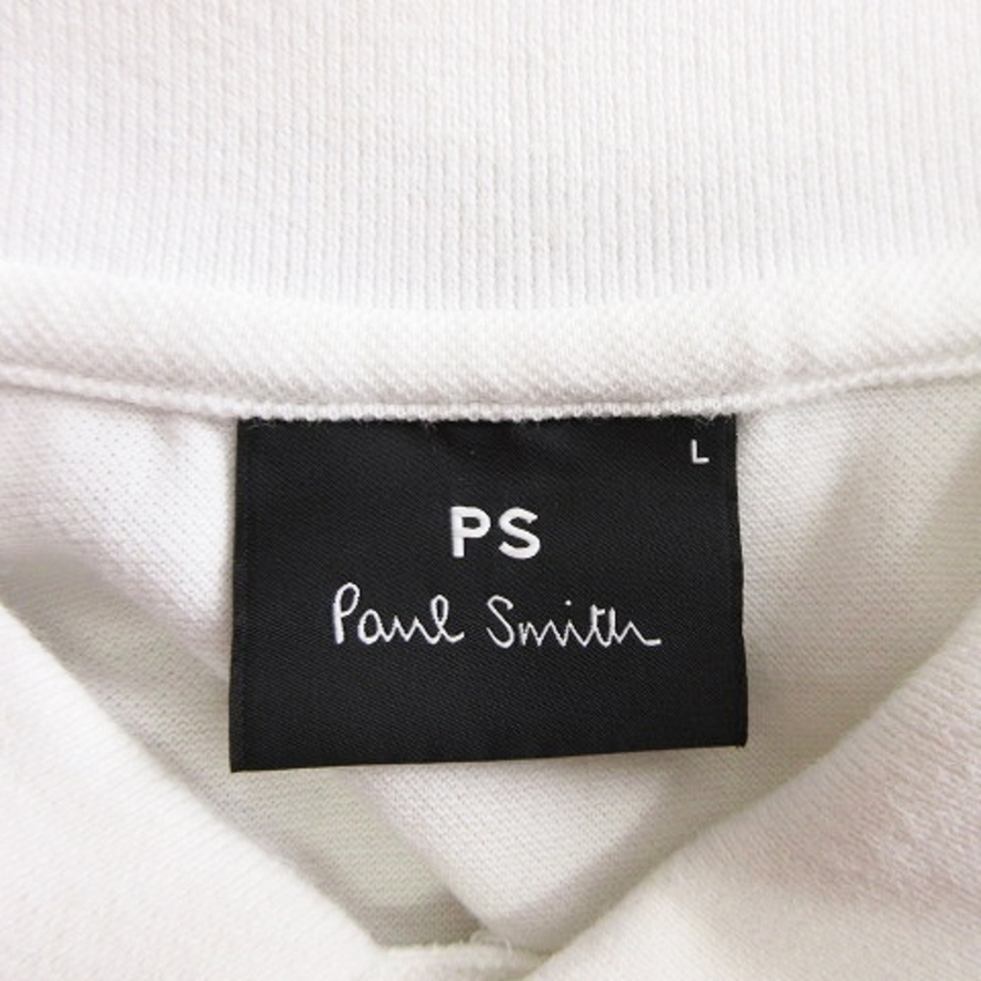 Paul Smith(ポールスミス)のポールスミス PS ポロシャツ 半袖 ワンポイント 白 L ■SM1 メンズのトップス(ポロシャツ)の商品写真