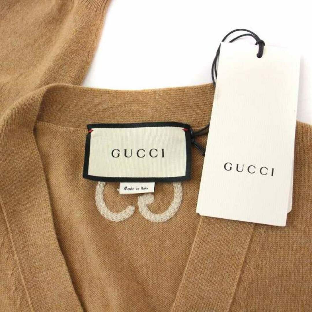 Gucci - GUCCI バックGGロゴ ニットカーディガン 長袖 カシミヤ 599866