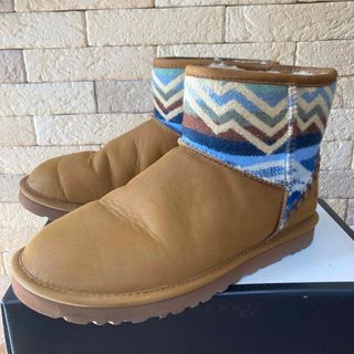 ブーツアグ／UGG エンジニアブーツ シューズ 靴 メンズ 男性 男性用レザー 革 本革 ダークブラウン 茶 ブラウン  M ROCKVILLE 2 3043 M/DUNE ムートン