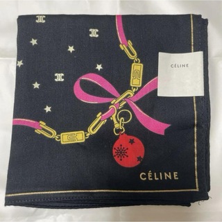 セリーヌ(celine)の【新品未使用品】CELINE  ハンカチ(綿100%)(ハンカチ)