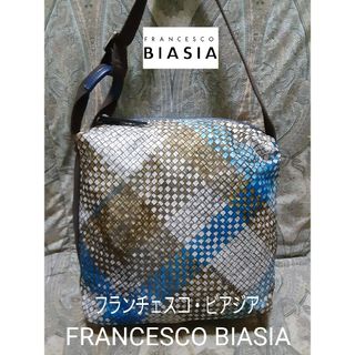 フランチェスコビアジア(FRANCESCO BIASIA)のフランチェスコビアジア FRANCESCOBIASIA 本革コンビ/肩掛けトート(トートバッグ)