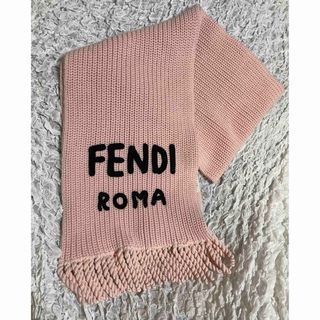 フェンディ(FENDI)の《大幅お値下げ‼︎》フェンディ　ロゴ　ウール　スカーフ　マフラー(マフラー/ショール)