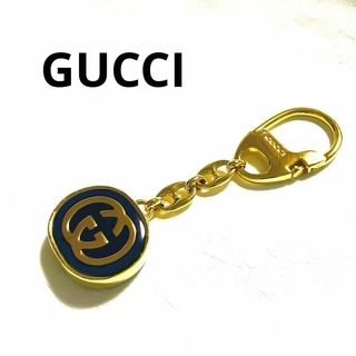 グッチ(Gucci)の美品❤︎GUCCIグッチ ヴィンテージGGインターロッキング キーホルダー(キーホルダー)