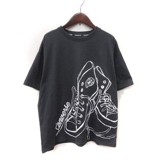 コンバース(CONVERSE)のコンバース Tシャツ カットソー 半袖 M グレー /YI(Tシャツ/カットソー(半袖/袖なし))