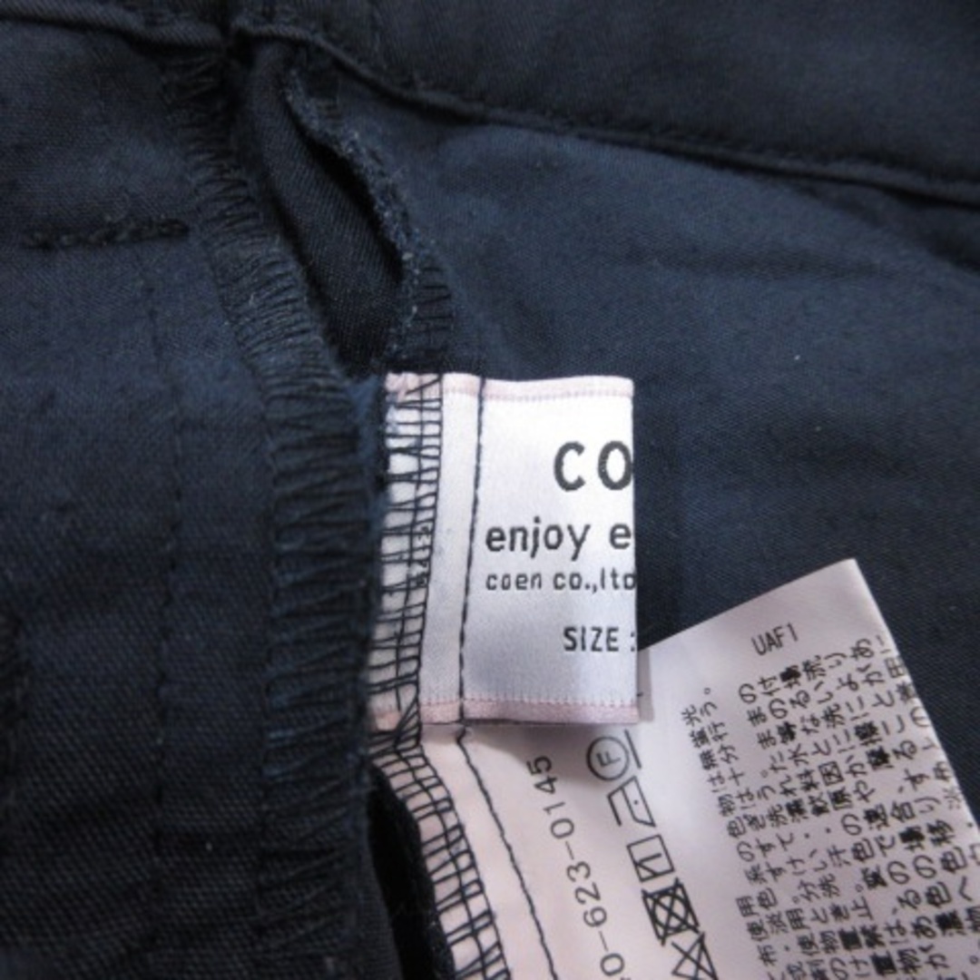 coen(コーエン)のコーエン  スラックスパンツ S 紺 ネイビー /YI レディースのパンツ(その他)の商品写真