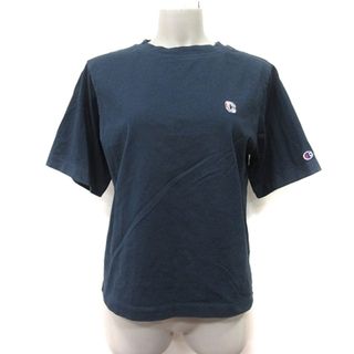 チャンピオン(Champion)のチャンピオン Tシャツ カットソー 半袖 ワッペン M 紺 ネイビー /YI(Tシャツ(半袖/袖なし))