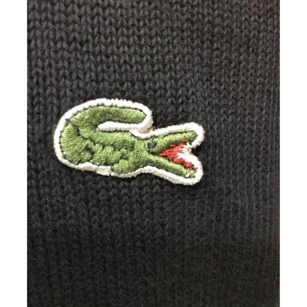 LACOSTE(ラコステ)のラコステ フルジップ　ニット　ネイビー系　✨超オススメ メンズのトップス(ニット/セーター)の商品写真