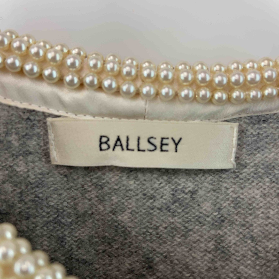 Ballsey(ボールジィ)のBallsey レディース ボールジー カーディガン パール カシミヤ混 フォーマル オケージョン レディースのトップス(カーディガン)の商品写真
