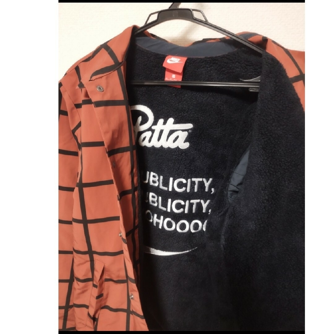 美品NIKE×Patta ジャンパー BRAUNチェック（実際Lｻｲｽﾞ）