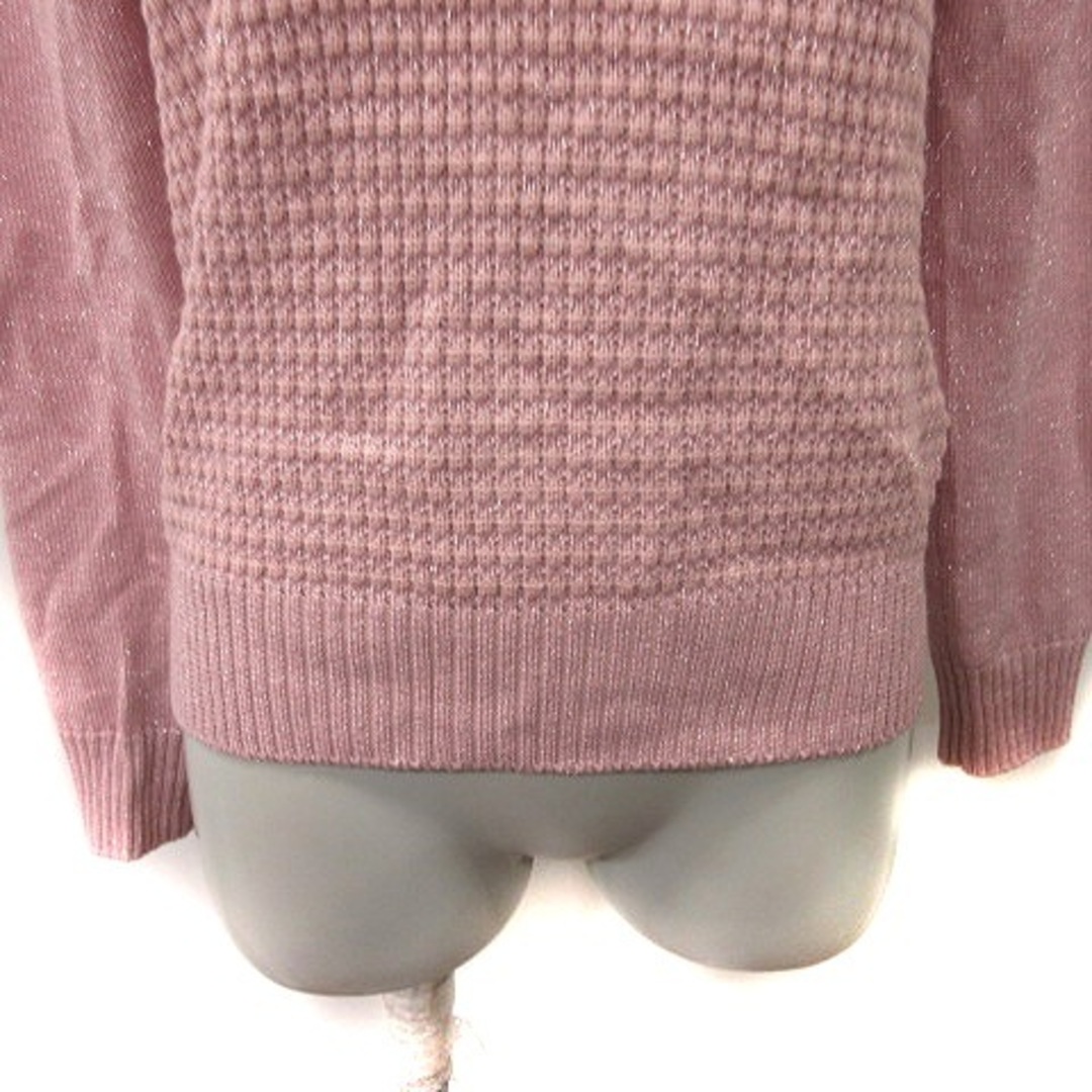 ReFLEcT(リフレクト)のリフレクト ニット セーター タートルネック 長袖 9 ピンク /YI レディースのトップス(ニット/セーター)の商品写真