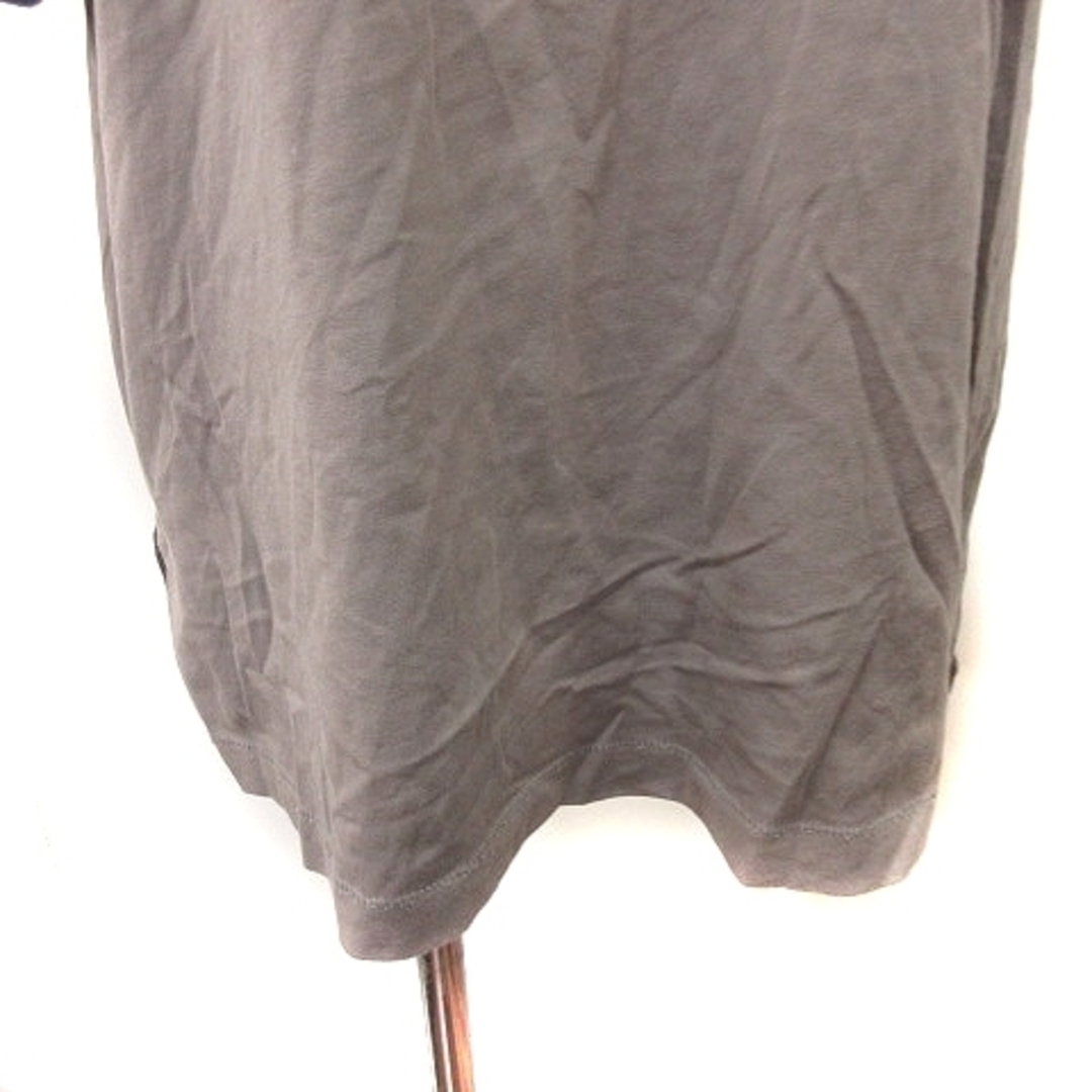 BAYFLOW(ベイフロー)のベイフロー Tシャツ カットソー チュニック 半袖 F 茶 ブラウン /YI レディースのトップス(Tシャツ(半袖/袖なし))の商品写真