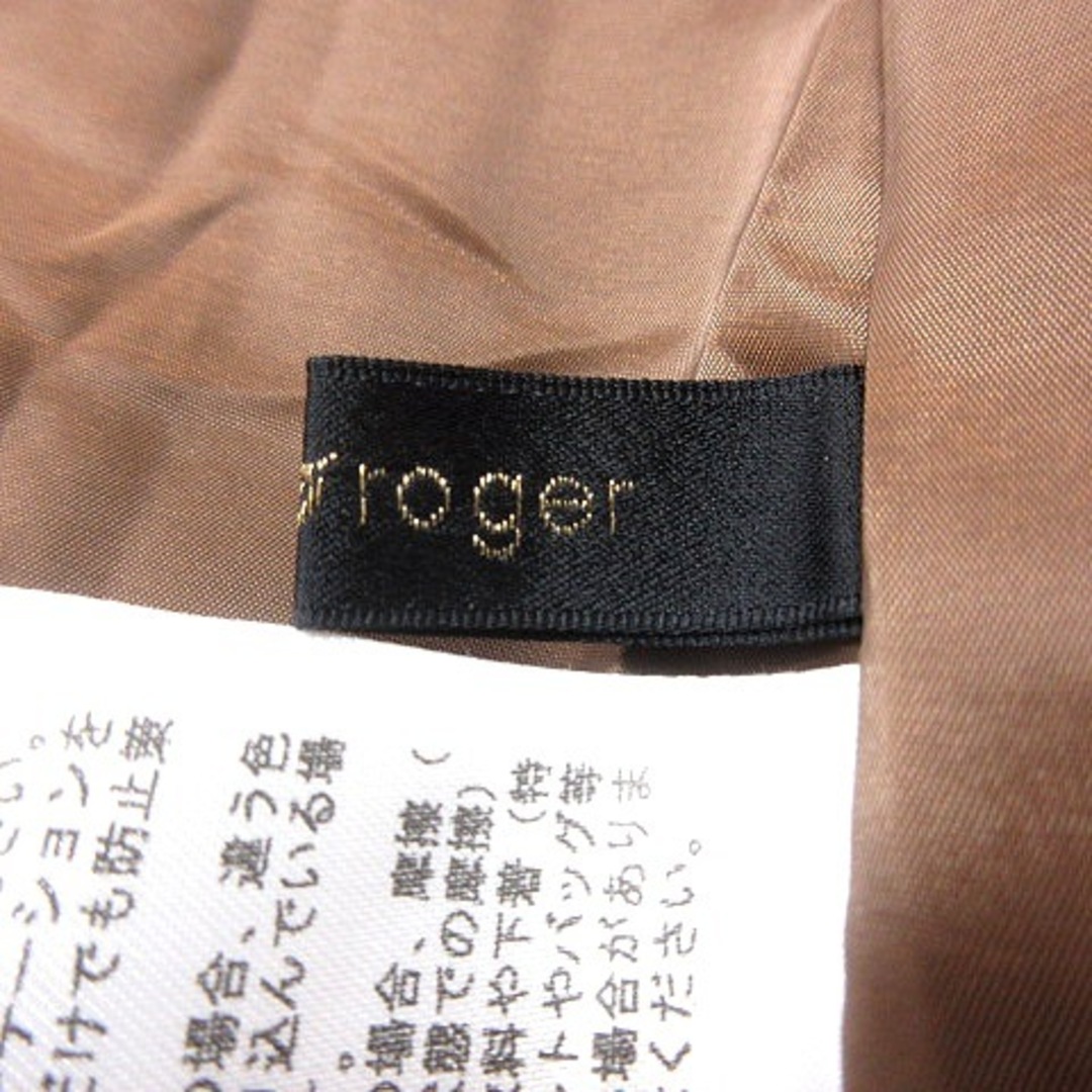 mimi&roger(ミミアンドロジャー)のミミ&ロジャー タイトスカート ミモレ ロング チェック ウール 38 茶 レディースのスカート(ロングスカート)の商品写真