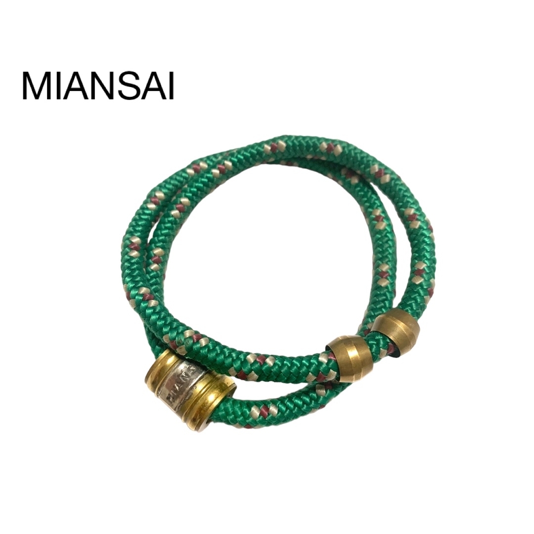 MIANSAI ブレスレット 緑 MIANSAI(マイアンサイ)Double Wrap Rope