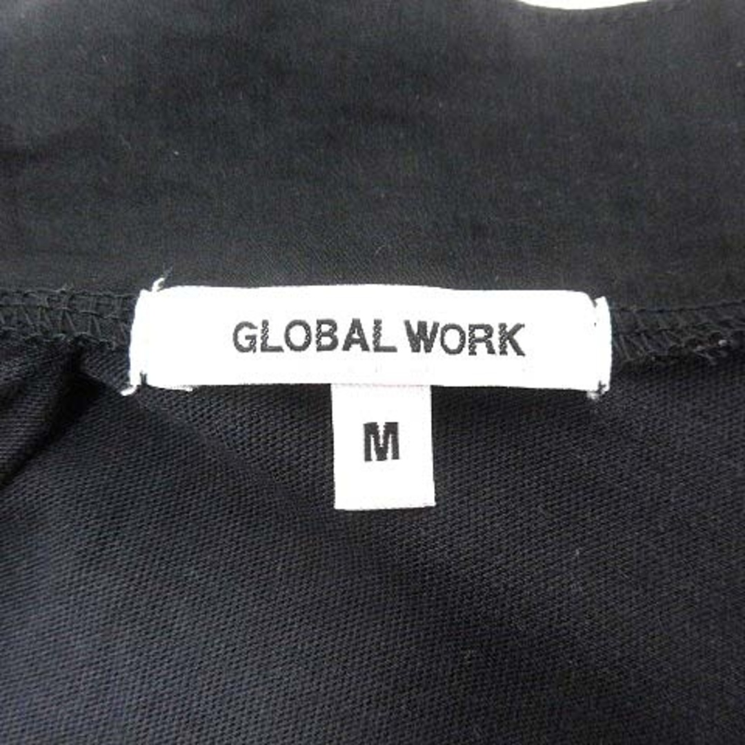 GLOBAL WORK(グローバルワーク)のGLOBAL WORK カットソー ハイネック 七分袖 M 紺 ネイビー 黒 レディースのトップス(その他)の商品写真