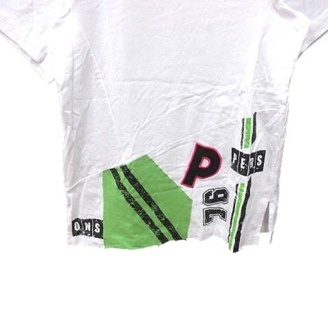 PERSON'S(パーソンズ)のPERSON'S Tシャツ カットソー プリント 半袖 L 白 ホワイト メンズのトップス(Tシャツ/カットソー(半袖/袖なし))の商品写真