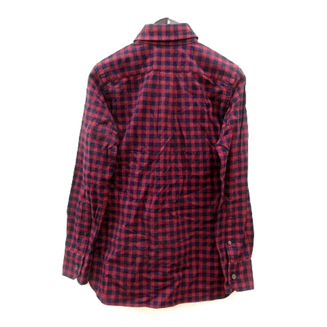トラディショナルウェザーウェア ネルシャツ ギンガムチェック 長袖 S 赤 レディースのトップス(シャツ/ブラウス(長袖/七分))の商品写真