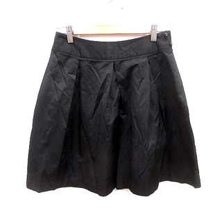 コムサイズム(COMME CA ISM)のコムサイズム スカート フレア ミニ M 黒 ブラック /RT(ミニスカート)