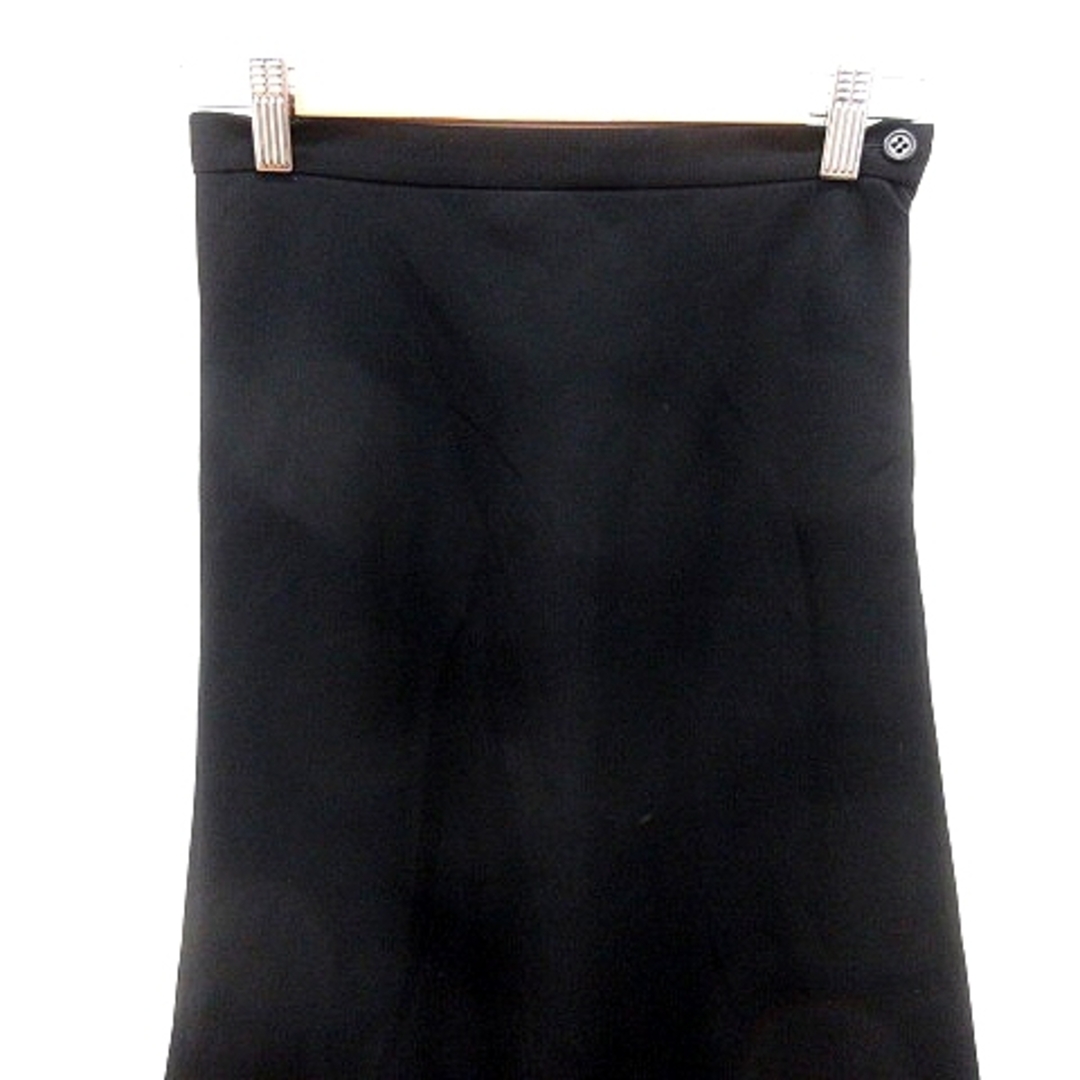 NICE CLAUP(ナイスクラップ)のナイスクラップ スカート フレア ひざ丈 2 黒 ブラック /RT レディースのスカート(ひざ丈スカート)の商品写真