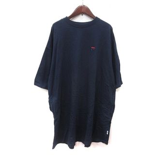 フィラ(FILA)のフィラ Tシャツワンピース ひざ丈 半袖 F 紺 ネイビー /YI(ひざ丈ワンピース)