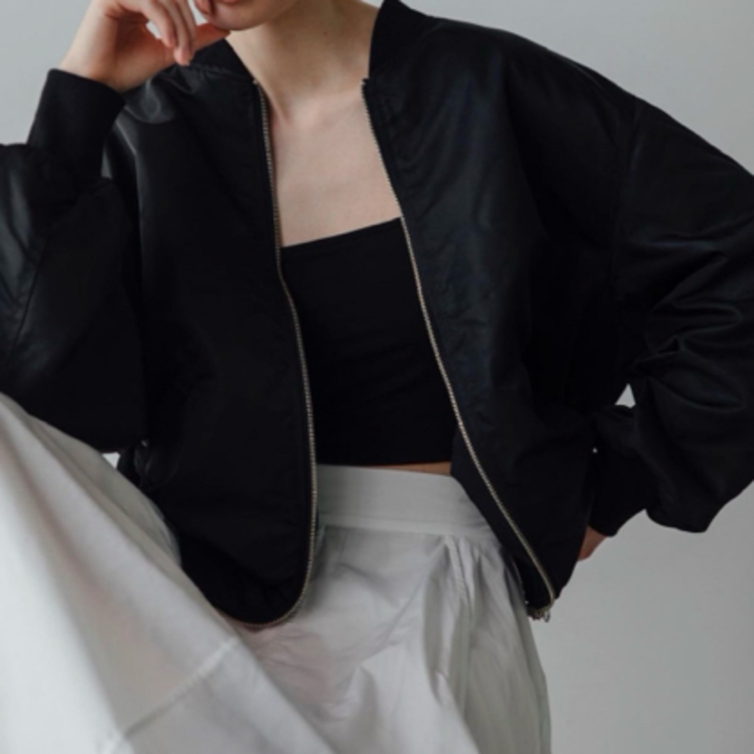 ellaselectshopella 撥水 satin taffeta jacket