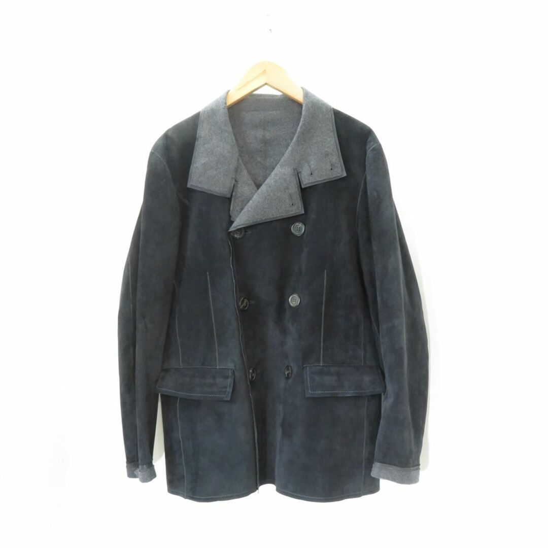 LANVIN(ランバン)のLANVIN SUEDE DOUBLE BREST JACKET メンズのジャケット/アウター(ピーコート)の商品写真