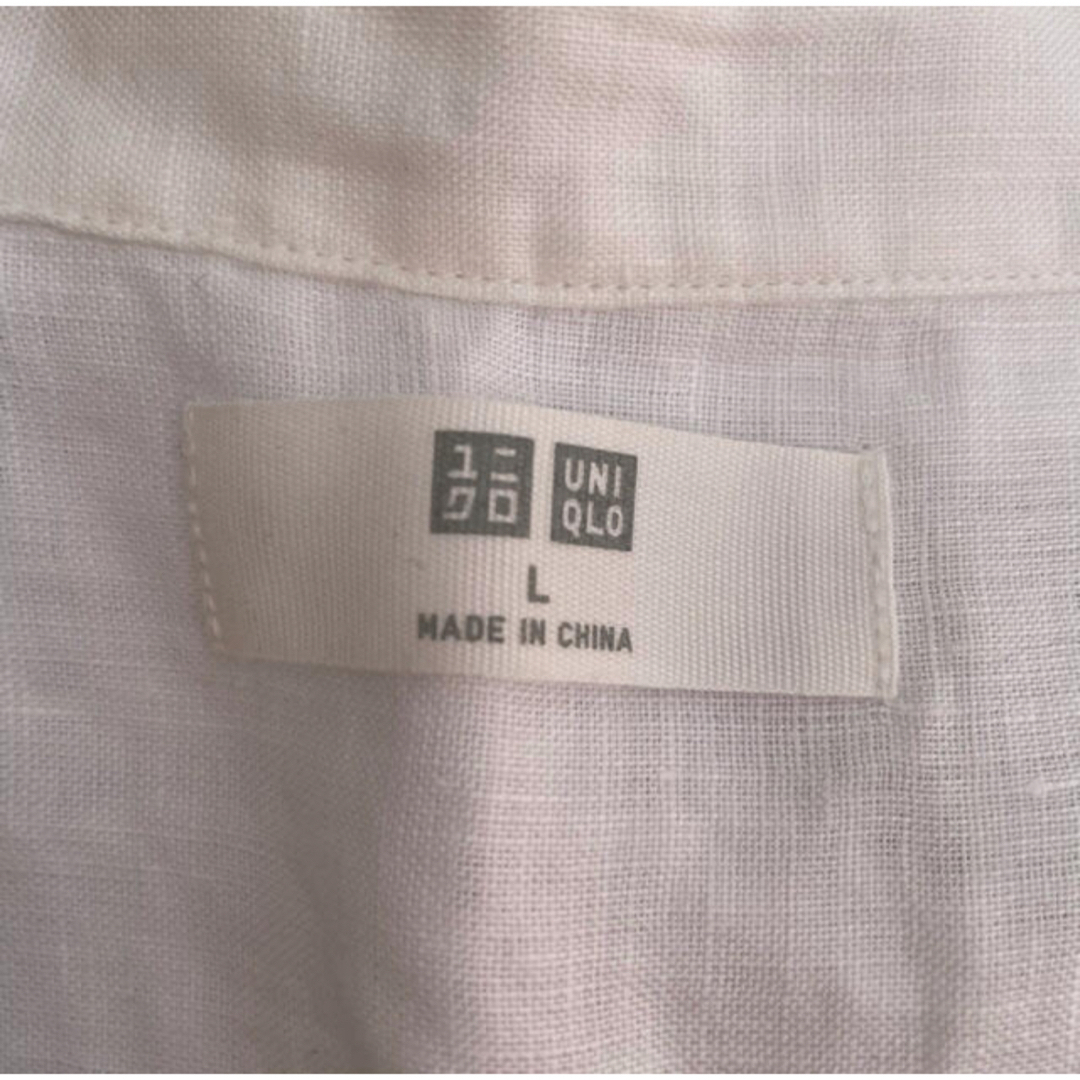 UNIQLO(ユニクロ)のユニクロ UNIQLO シャツ 麻 レディースのトップス(シャツ/ブラウス(長袖/七分))の商品写真