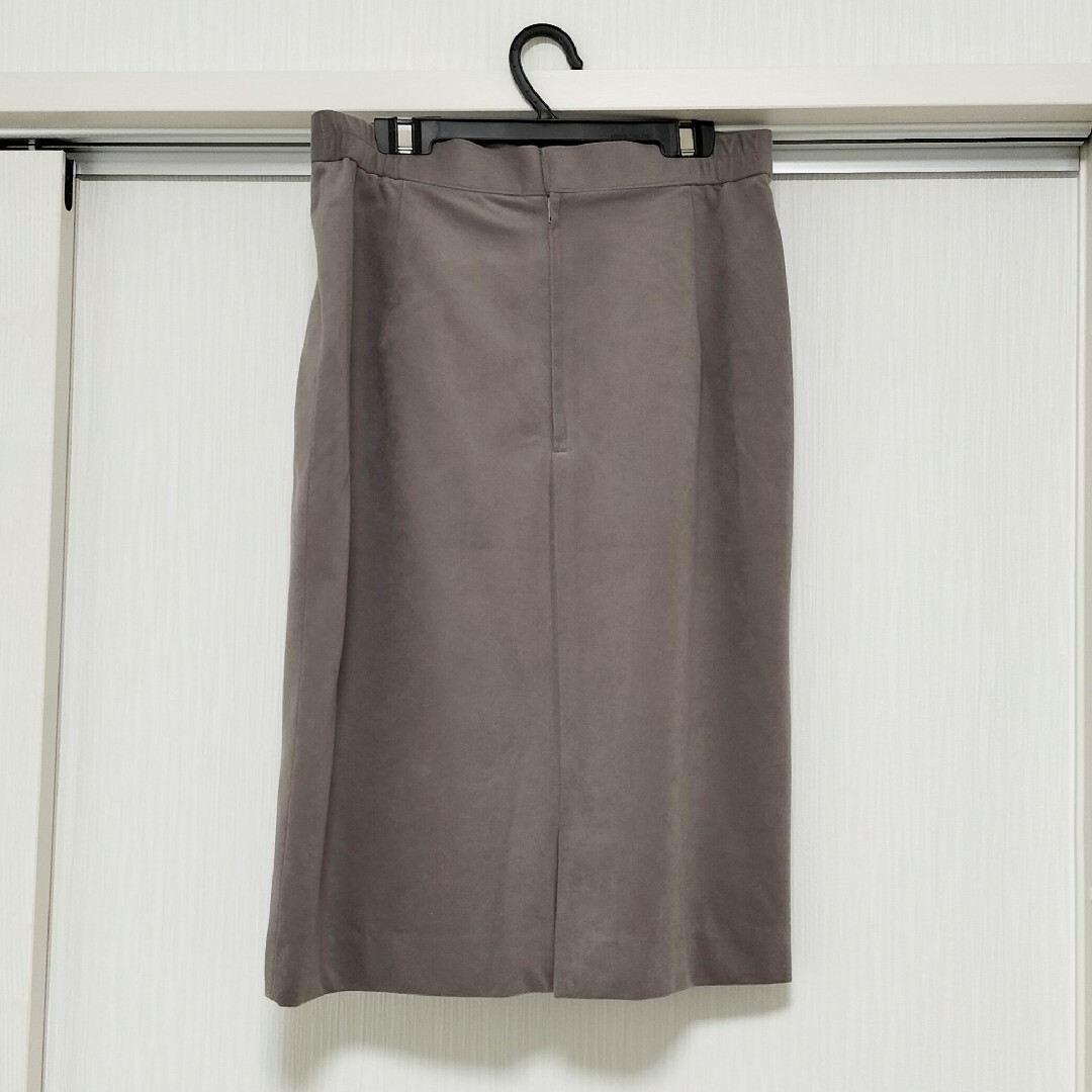 タイトスカート グレージュ モカ レディースのスカート(ひざ丈スカート)の商品写真