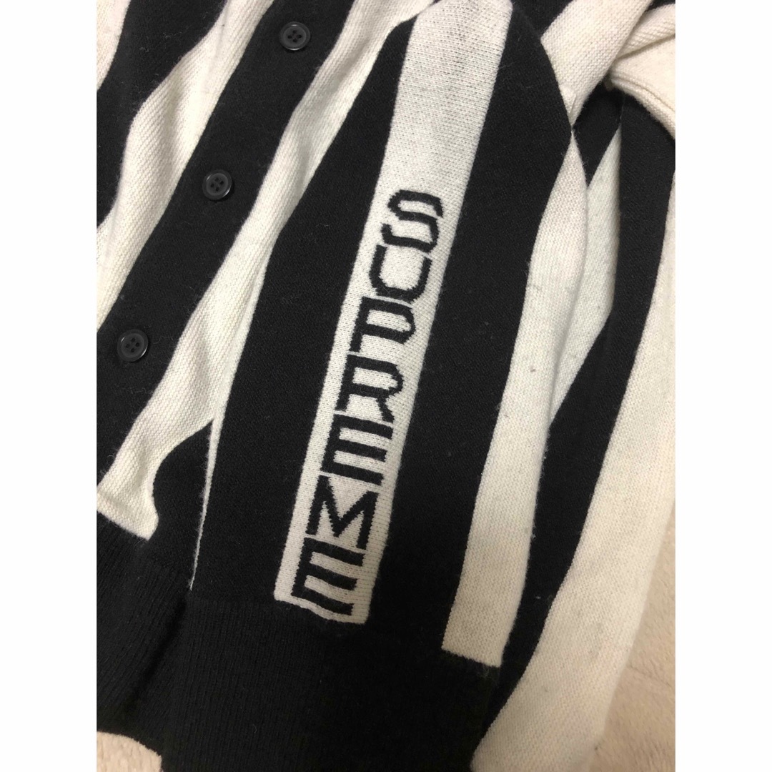 Supreme(シュプリーム)の【中古】Supreme Lacoste Stripe Cardigan メンズのトップス(カーディガン)の商品写真