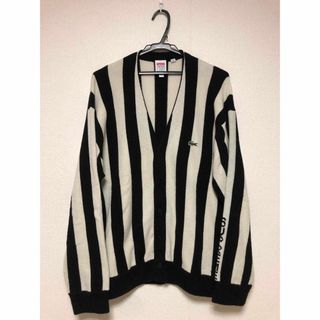 シュプリーム(Supreme)の【中古】Supreme Lacoste Stripe Cardigan(カーディガン)