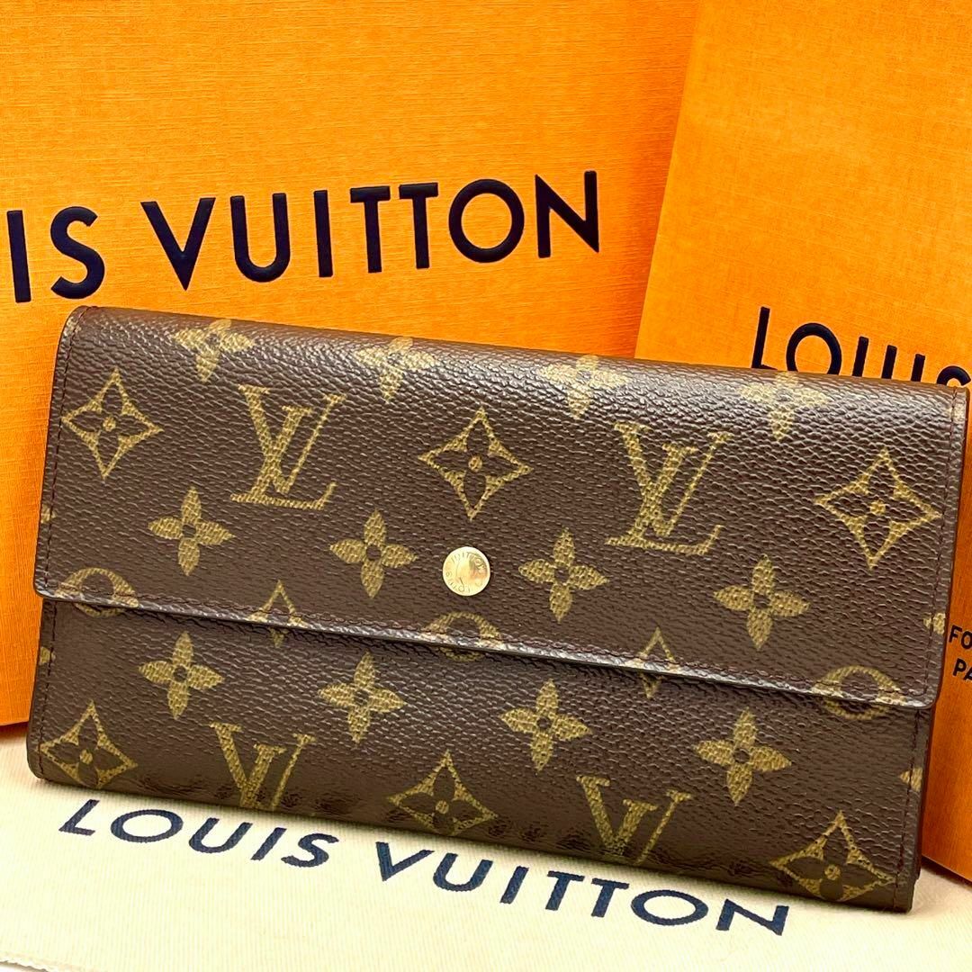 M61217◽︎色LOUIS VUITTON 長財布 モノグラム ポルトフォイユ