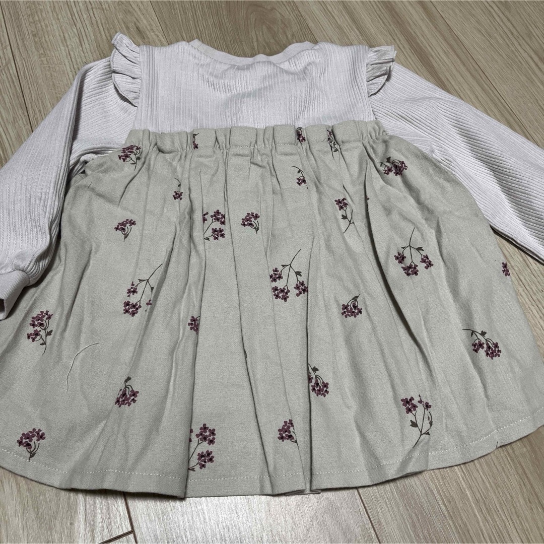 petit main(プティマイン)の未使用タグ付き　プティマイン　カットソー キッズ/ベビー/マタニティのキッズ服女の子用(90cm~)(Tシャツ/カットソー)の商品写真