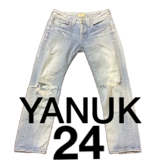 ヤヌーク(YANUK)のYANUK ヤヌーク　24 セシルボーイズクロップドデニム 24inch デニム(デニム/ジーンズ)