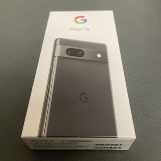 グーグルピクセル(Google Pixel)のGoogle Pixel 7a 128GB Charcoal Softbank(スマートフォン本体)