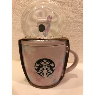 スターバックスコーヒー(Starbucks Coffee)のスターバックス  SAKURA2020 スノーグローブ＆マグ(グラス/カップ)