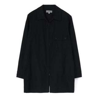 ヨウジヤマモト(Yohji Yamamoto)の【新品未使用】ヨウジヤマモトプールオム 23SS コットンツイルジップアップB(シャツ)