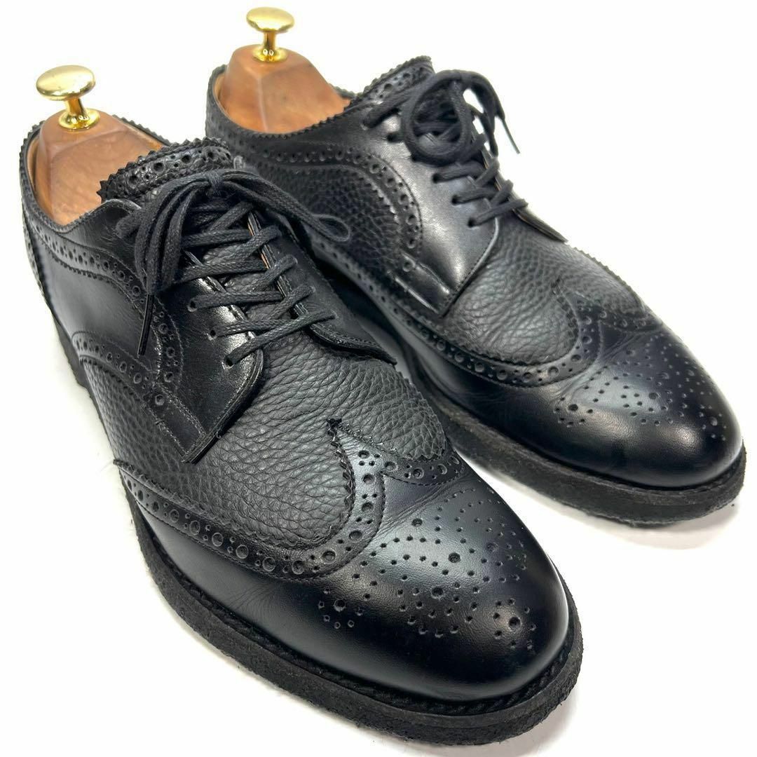 HIROSHI TSUBOUCHI(ヒロシツボウチ)のヒロシツボウチ　エディフィス 別注　革靴　シボ革　クレープソール メンズの靴/シューズ(ドレス/ビジネス)の商品写真