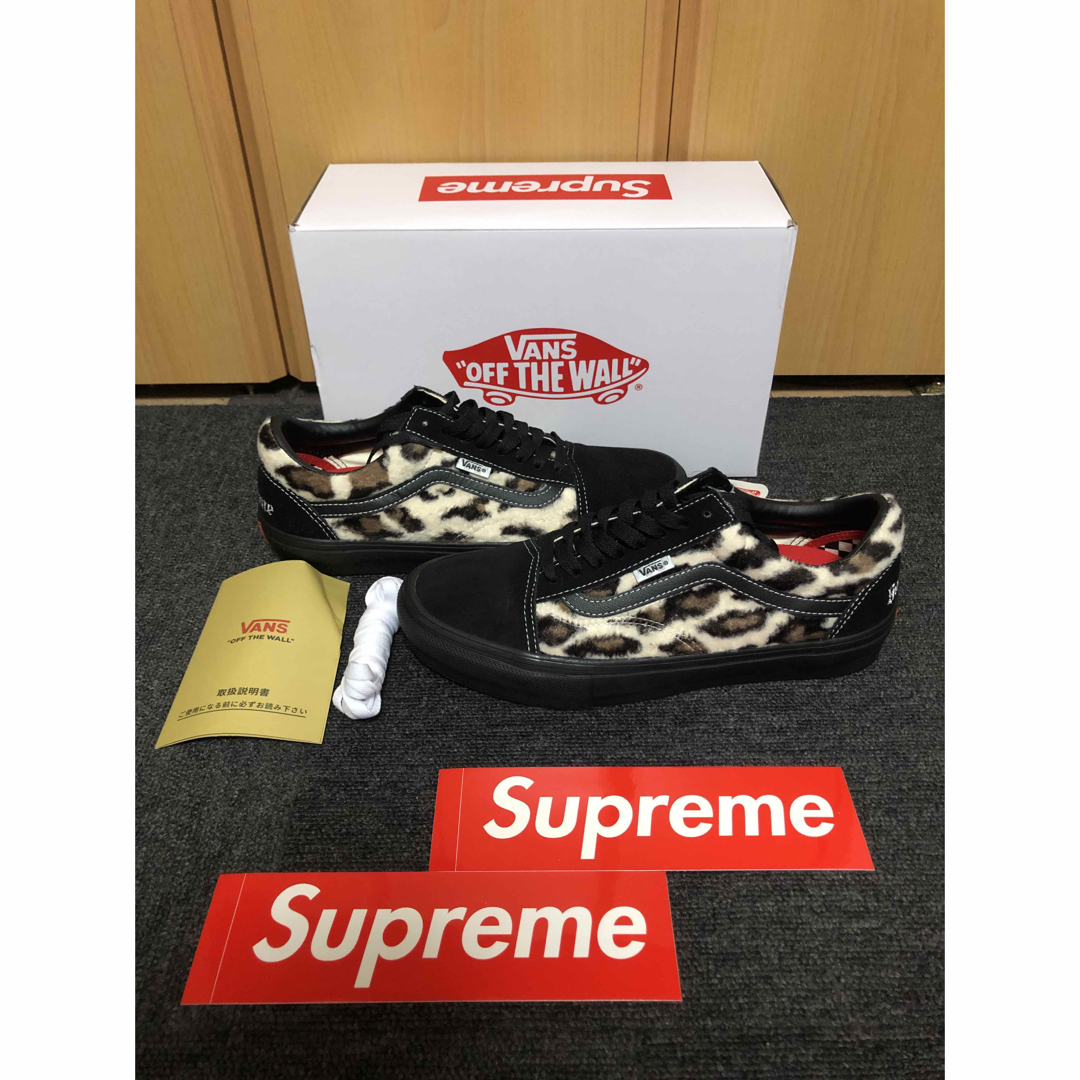 Supreme Vans Leopard OldSkool Black 26.5シュプリーム